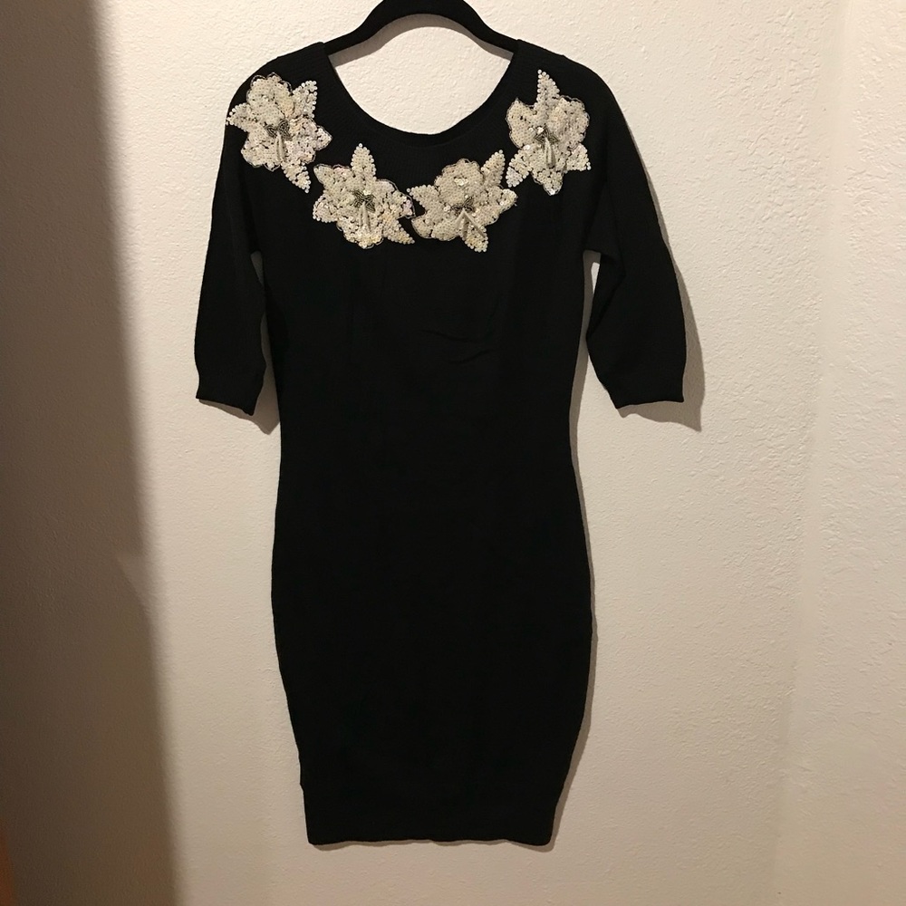Betsy Johnson sequin sweater dress - Large NWT